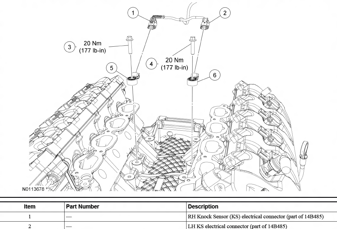 knock sensor harness - Ford Mustang Forum ford knock sensor wiring 